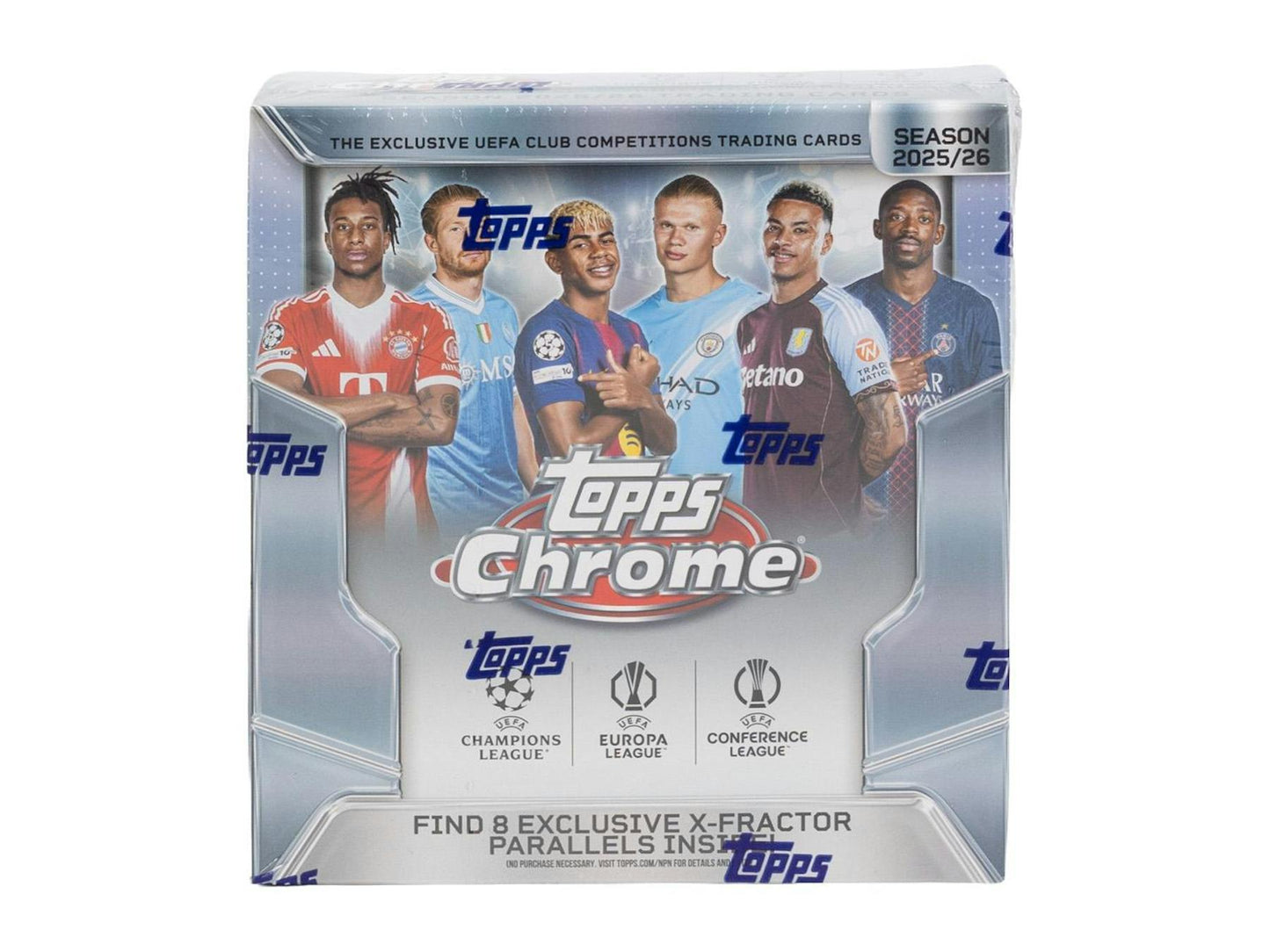 2025 - 26 Topps Chrome UEFA Club Competitions Soccer Jumbo Hobby Box | Columbia Sports Cards - Columbia Hobby - Sports Card Boxes - Toploaders - Card Savers