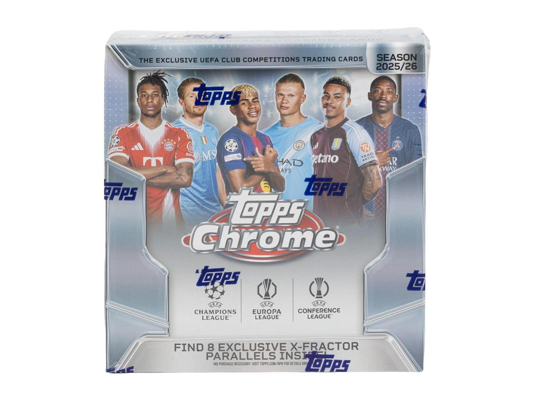 2025 - 26 Topps Chrome UEFA Club Competitions Soccer Jumbo Hobby Box | Columbia Sports Cards - Columbia Hobby - Sports Card Boxes - Toploaders - Card Savers