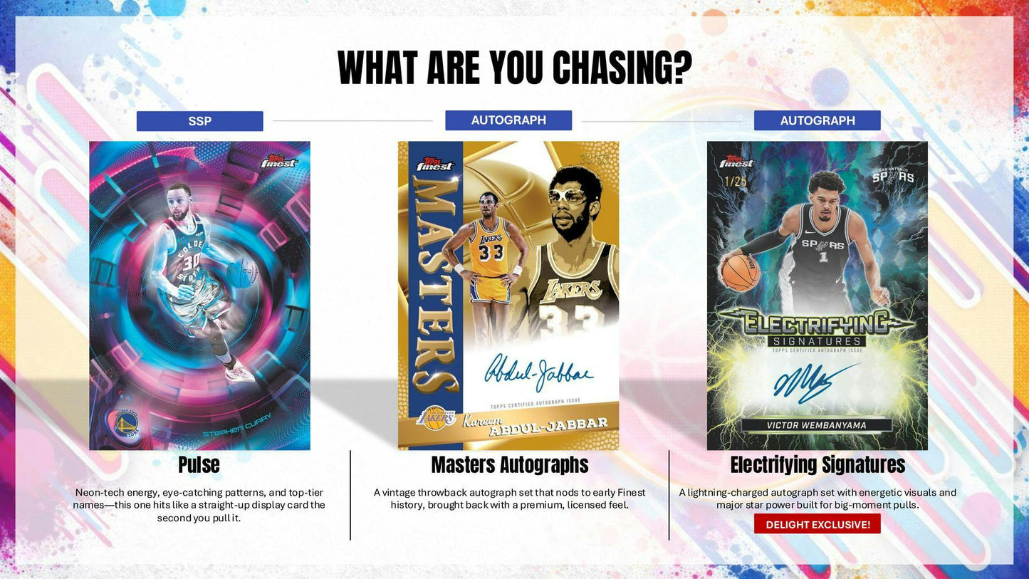 2025 - 26 Topps Finest Basketball Hobby Box | Columbia Sports Cards - Columbia Hobby - Sports Card Boxes - Toploaders - Card Savers