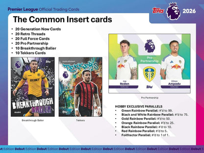 2025 - 26 Topps Premier League EPL Soccer Hobby Box | Columbia Sports Cards - Columbia Hobby - Sports Card Boxes - Toploaders - Card Savers