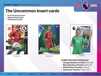 2025 - 26 Topps Premier League EPL Soccer Hobby Box | Columbia Sports Cards - Columbia Hobby - Sports Card Boxes - Toploaders - Card Savers