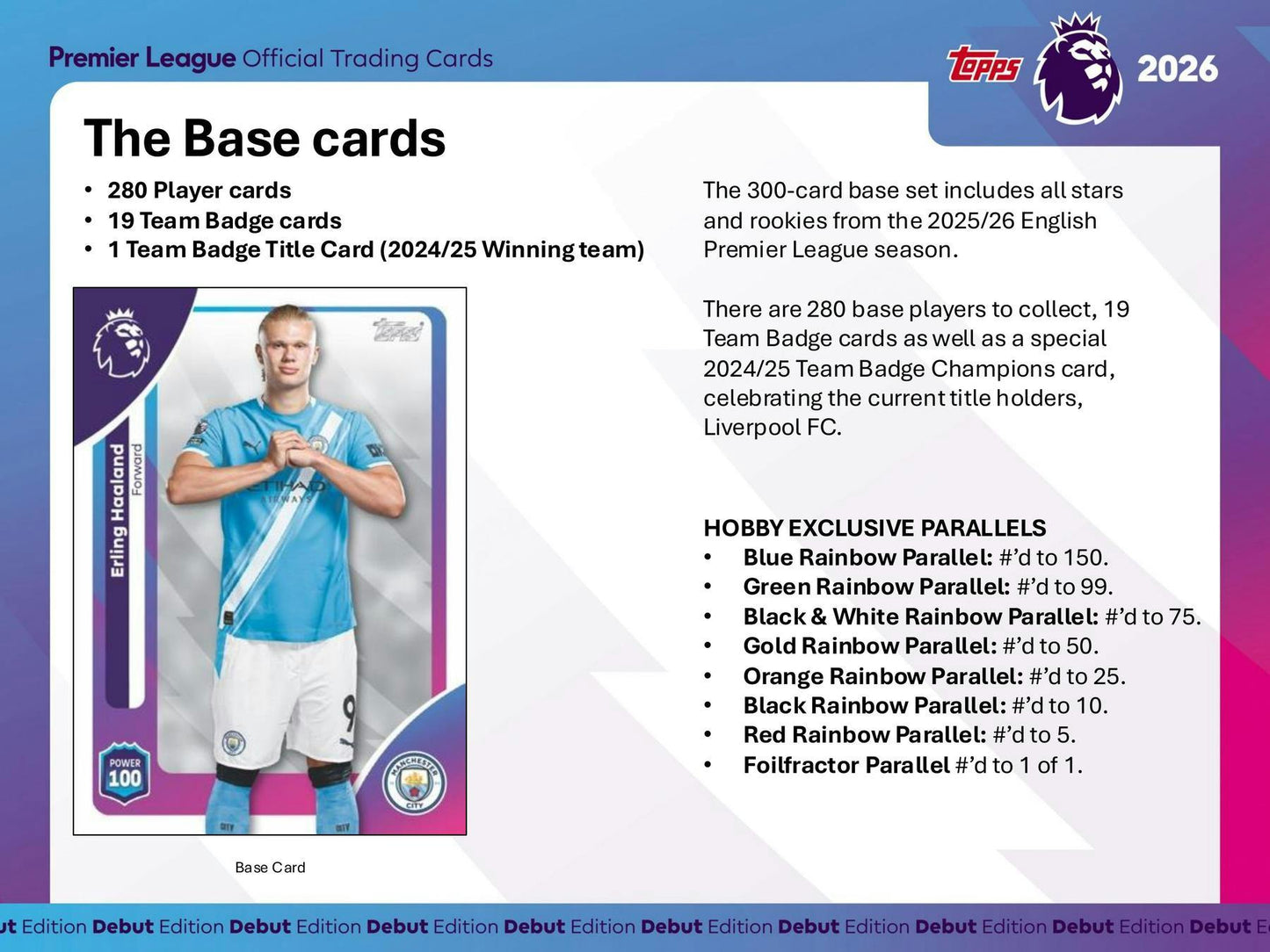 2025 - 26 Topps Premier League EPL Soccer Hobby Box | Columbia Sports Cards - Columbia Hobby - Sports Card Boxes - Toploaders - Card Savers