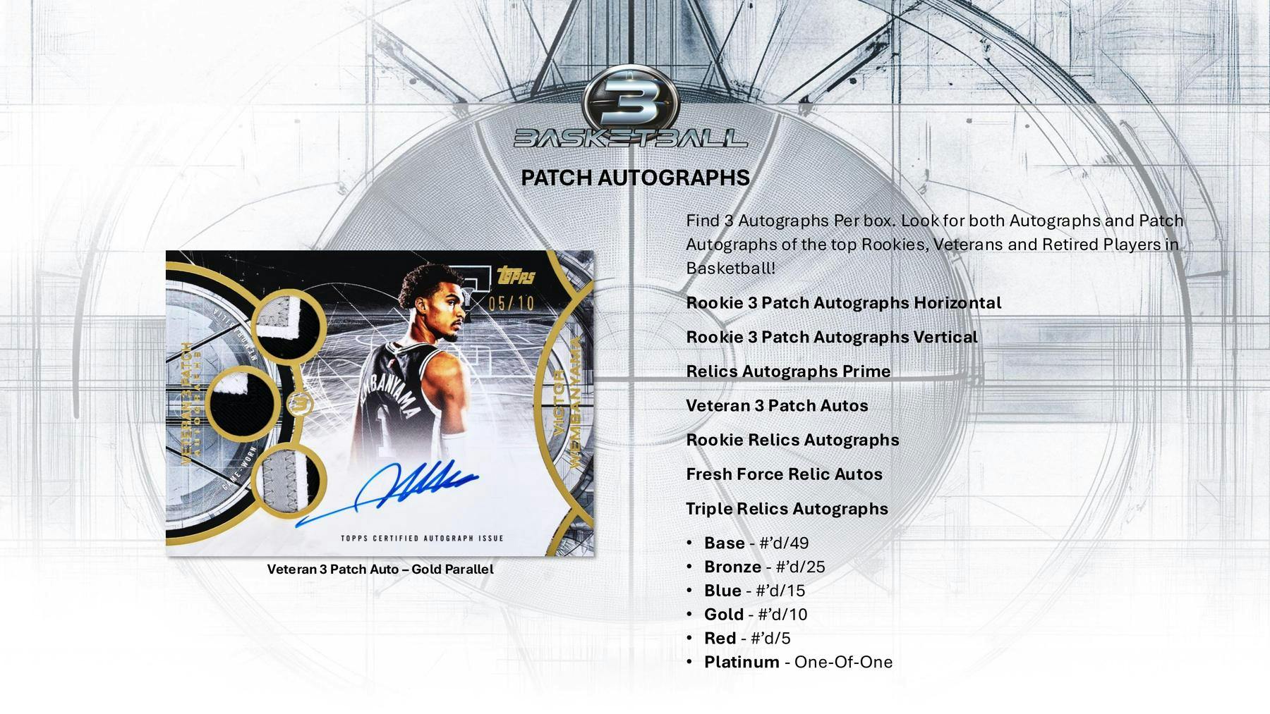 2025 - 26 Topps Three Basketball Hobby Box | Columbia Sports Cards - Columbia Hobby - Sports Card Boxes - Toploaders - Card Savers