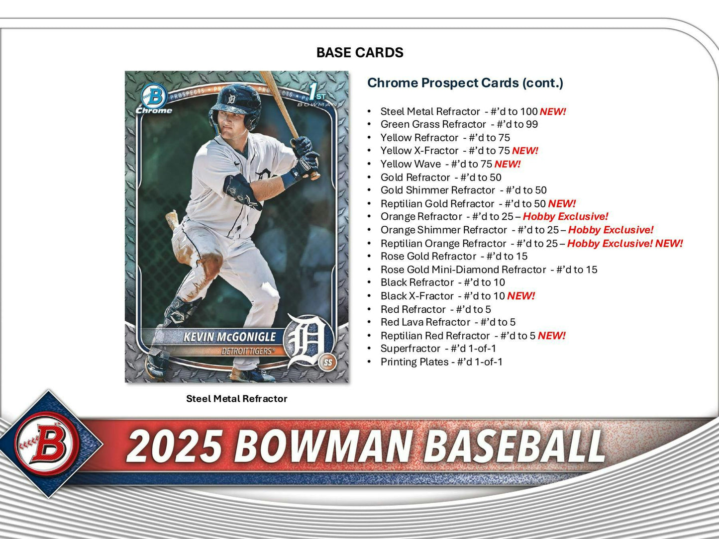 2025 Bowman Baseball Hobby Box - Columbia Hobby - Sports Card Boxes - Toploaders - Card Savers