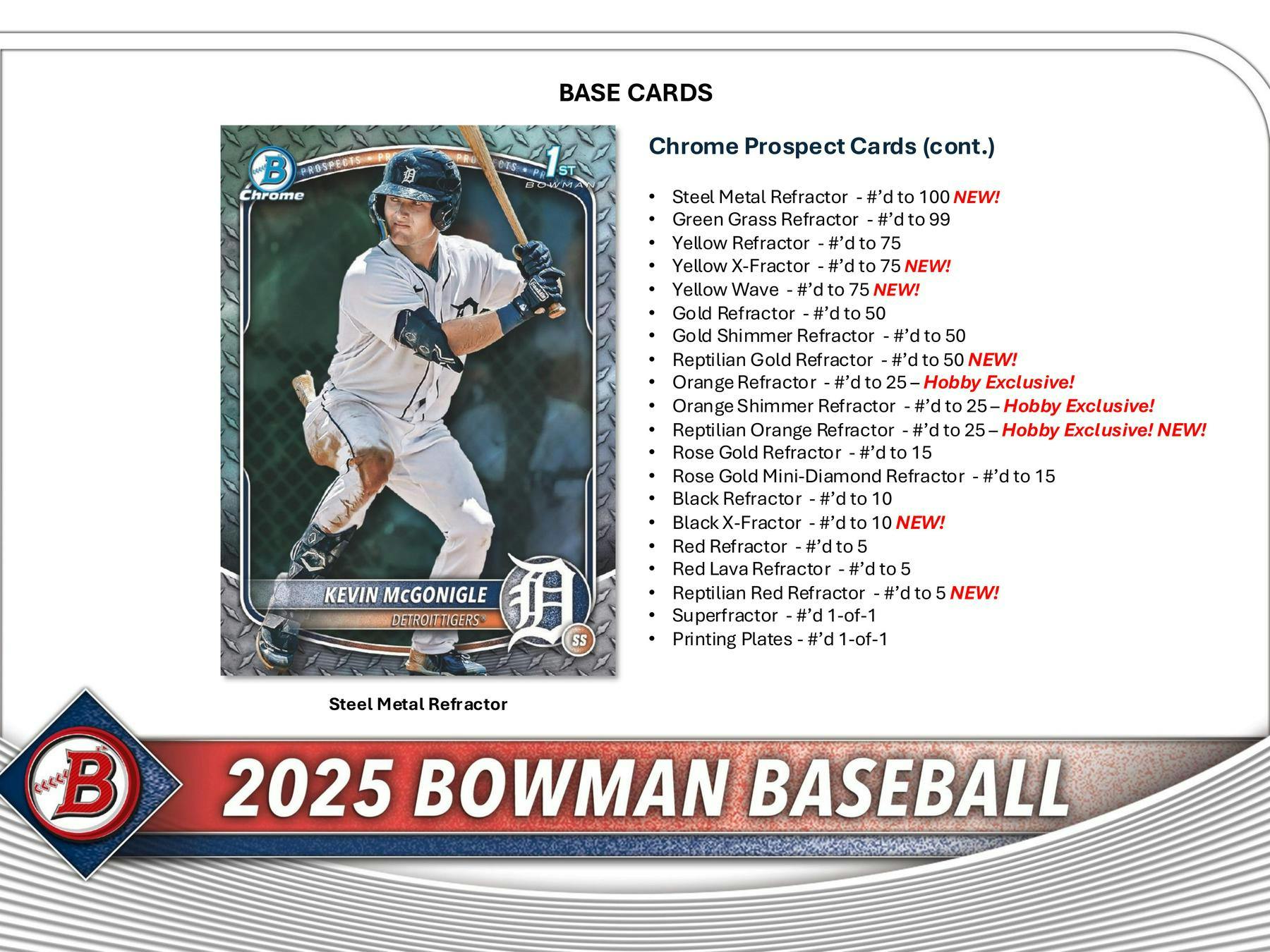 2025 Bowman Baseball Hobby Box - Columbia Hobby - Sports Card Boxes - Toploaders - Card Savers