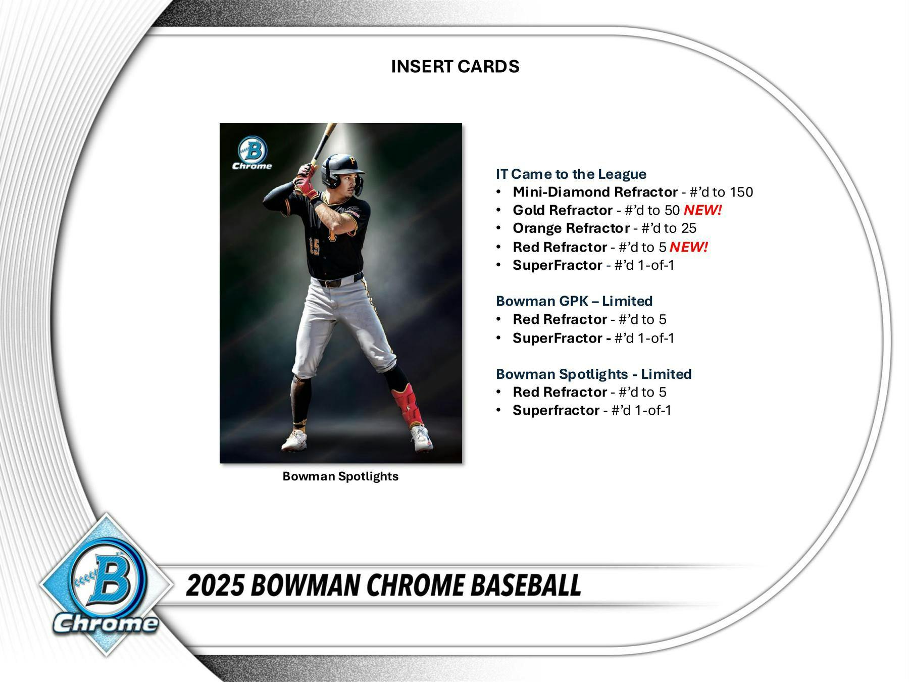 2025 Bowman Chrome Baseball Hobby Box | Columbia Sports Cards - Columbia Hobby - Sports Card Boxes - Toploaders - Card Savers