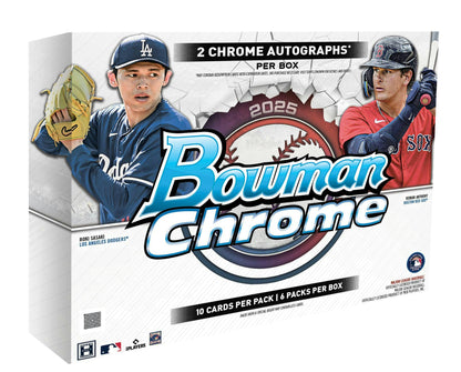 2025 Bowman Chrome Baseball Hobby Box | Columbia Sports Cards - Columbia Hobby - Sports Card Boxes - Toploaders - Card Savers