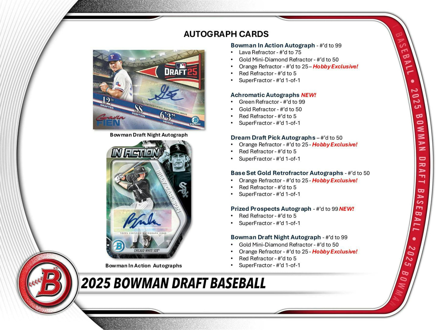 2025 Bowman Draft Baseball Super Jumbo Box | Columbia Sports Cards - Columbia Hobby - Sports Card Boxes - Toploaders - Card Savers