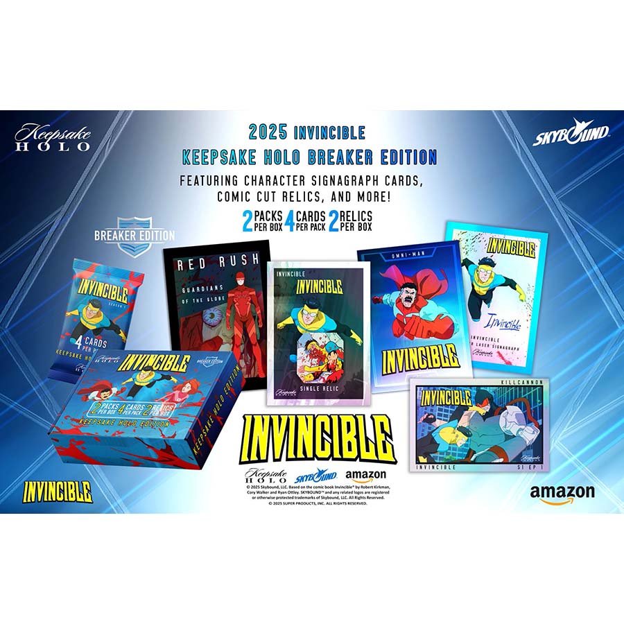 2025 Invincible Keepsake Season 1 Holo Breaker Edition | Columbia Sports Cards - Columbia Hobby - Sports Card Boxes - Toploaders - Card Savers