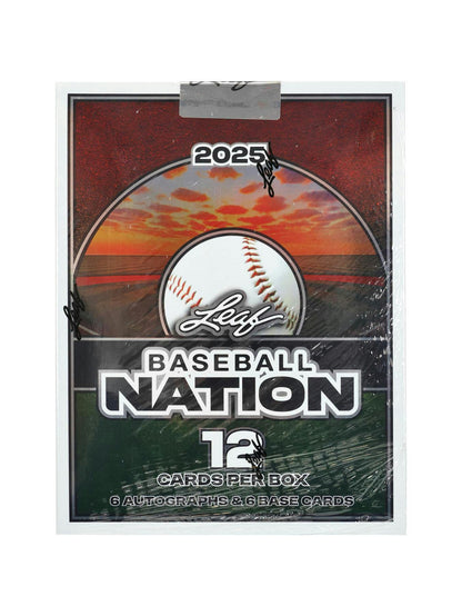 2025 Leaf Baseball Nation Hobby Box | Columbia Sports Cards - Columbia Hobby - Sports Card Boxes - Toploaders - Card Savers