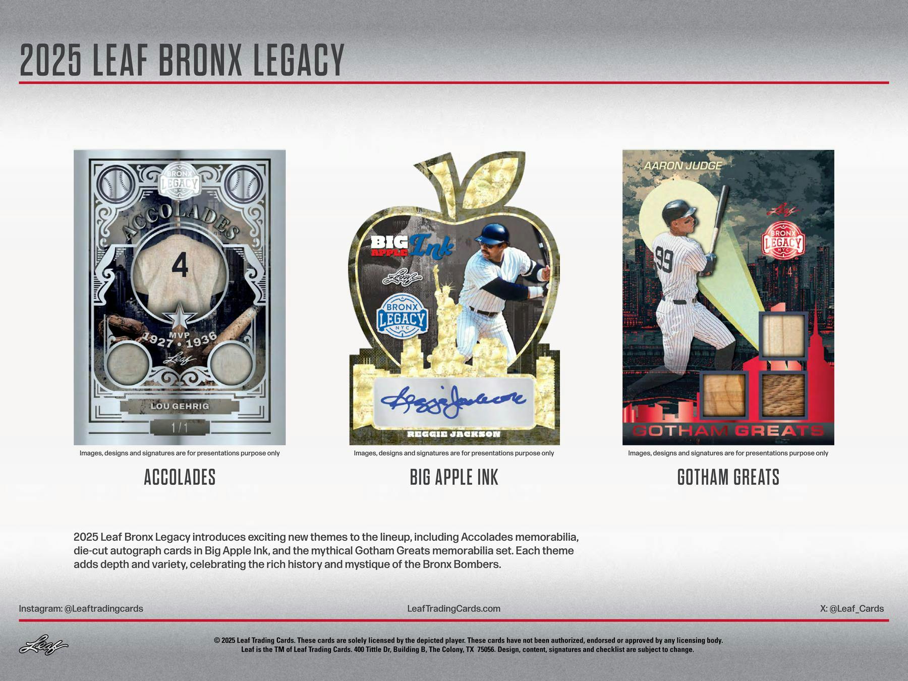2025 Leaf Bronx Legacy Baseball Hobby Box | Columbia Sports Cards - Columbia Hobby - Sports Card Boxes - Toploaders - Card Savers