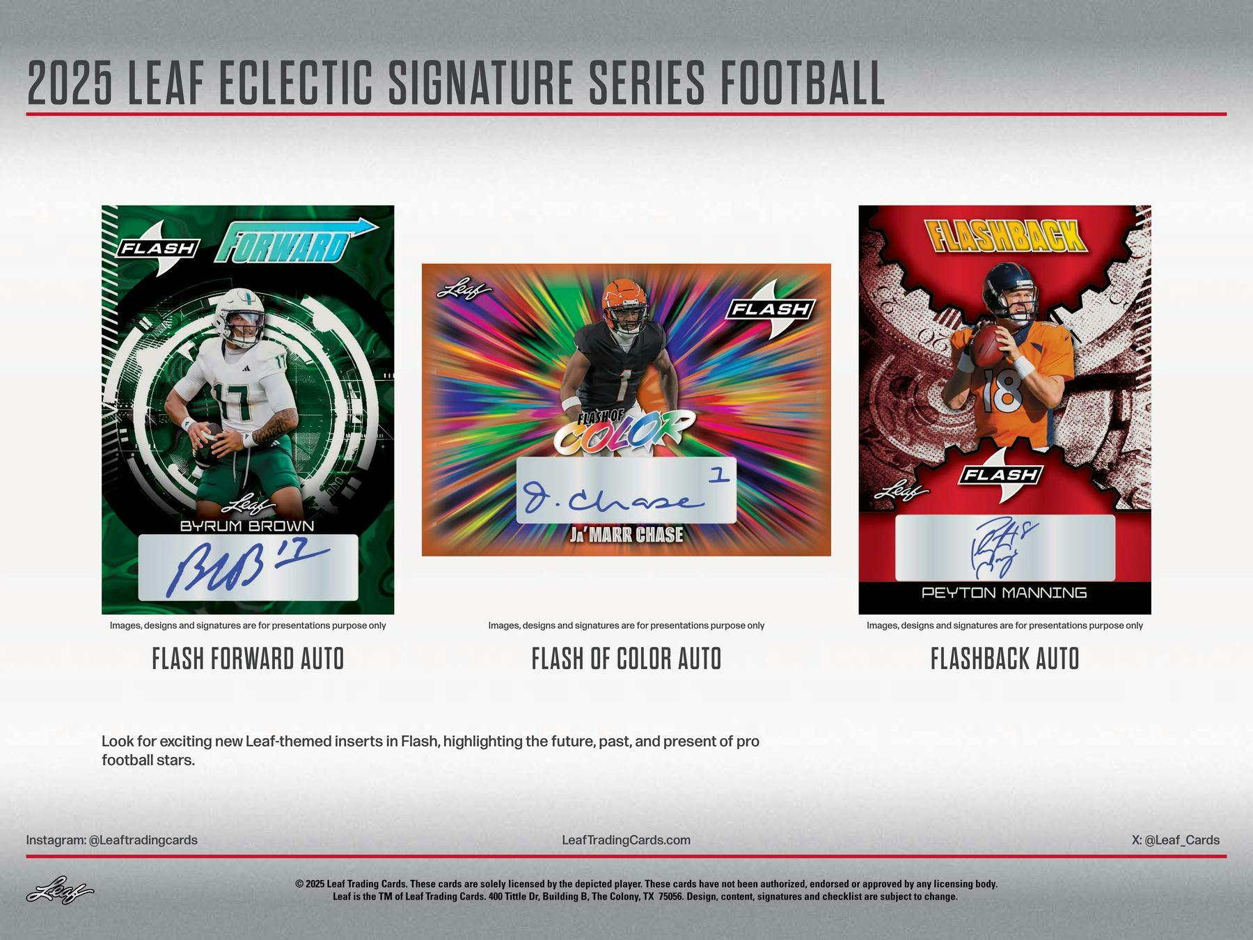 2025 Leaf Eclectic Signature Series Football Hobby Box | Columbia Sports Cards - Columbia Hobby - Sports Card Boxes - Toploaders - Card Savers