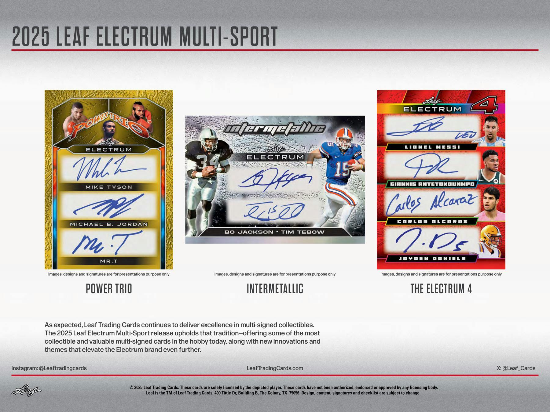 2025 Leaf Electrum Multi - Sport Super Mega Box | Columbia Sports Cards - Columbia Hobby - Sports Card Boxes - Toploaders - Card Savers