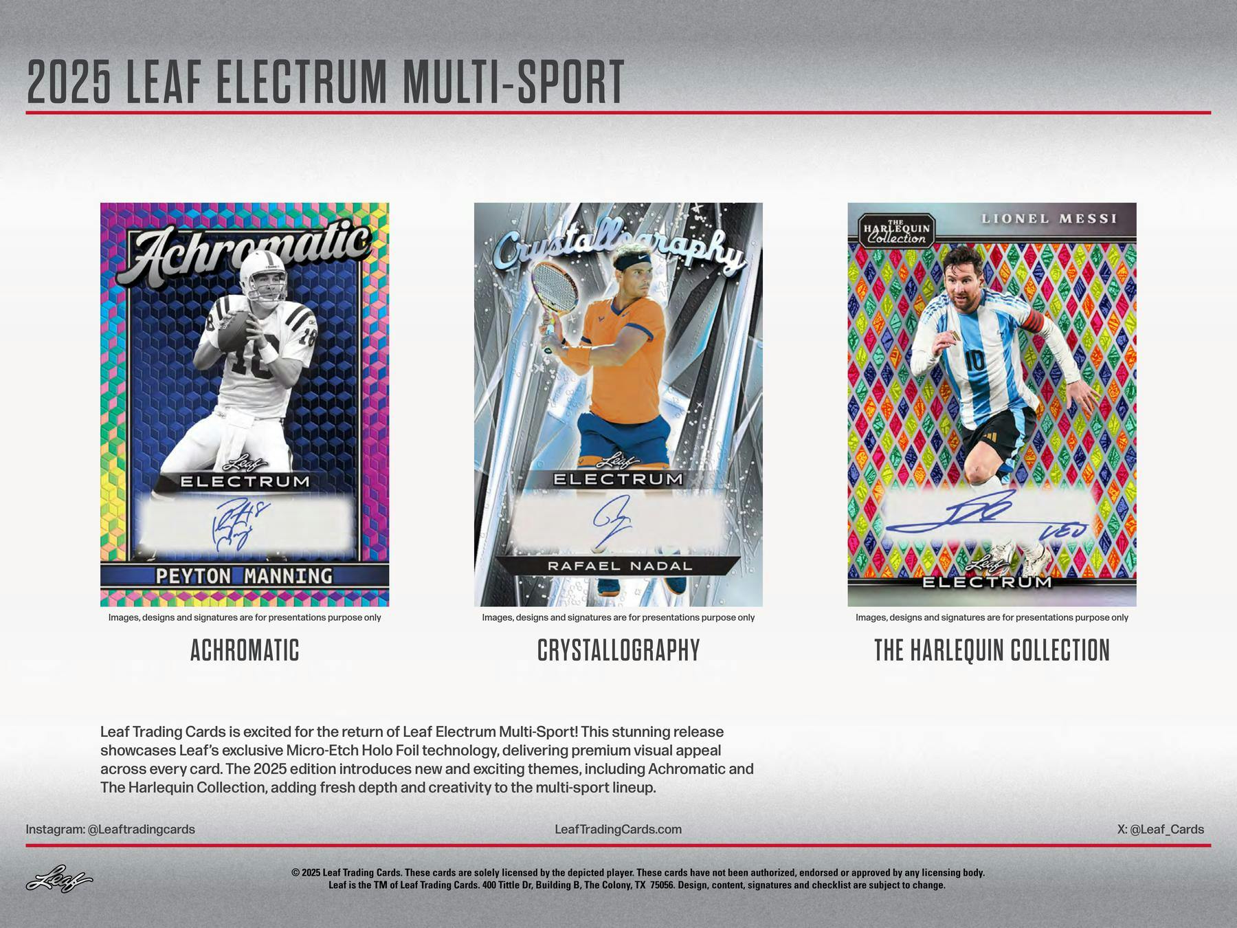 2025 Leaf Electrum Multi - Sport Super Mega Box | Columbia Sports Cards - Columbia Hobby - Sports Card Boxes - Toploaders - Card Savers