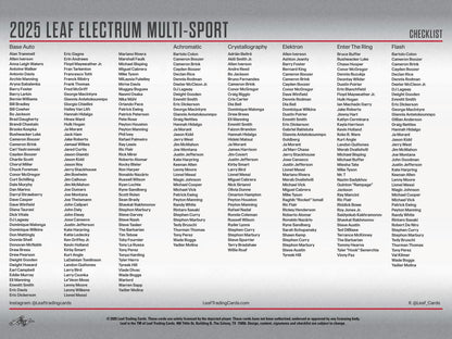 2025 Leaf Electrum Multi - Sport Super Mega Box | Columbia Sports Cards - Columbia Hobby - Sports Card Boxes - Toploaders - Card Savers