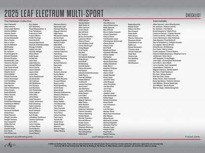 2025 Leaf Electrum Multi - Sport Super Mega Box | Columbia Sports Cards - Columbia Hobby - Sports Card Boxes - Toploaders - Card Savers