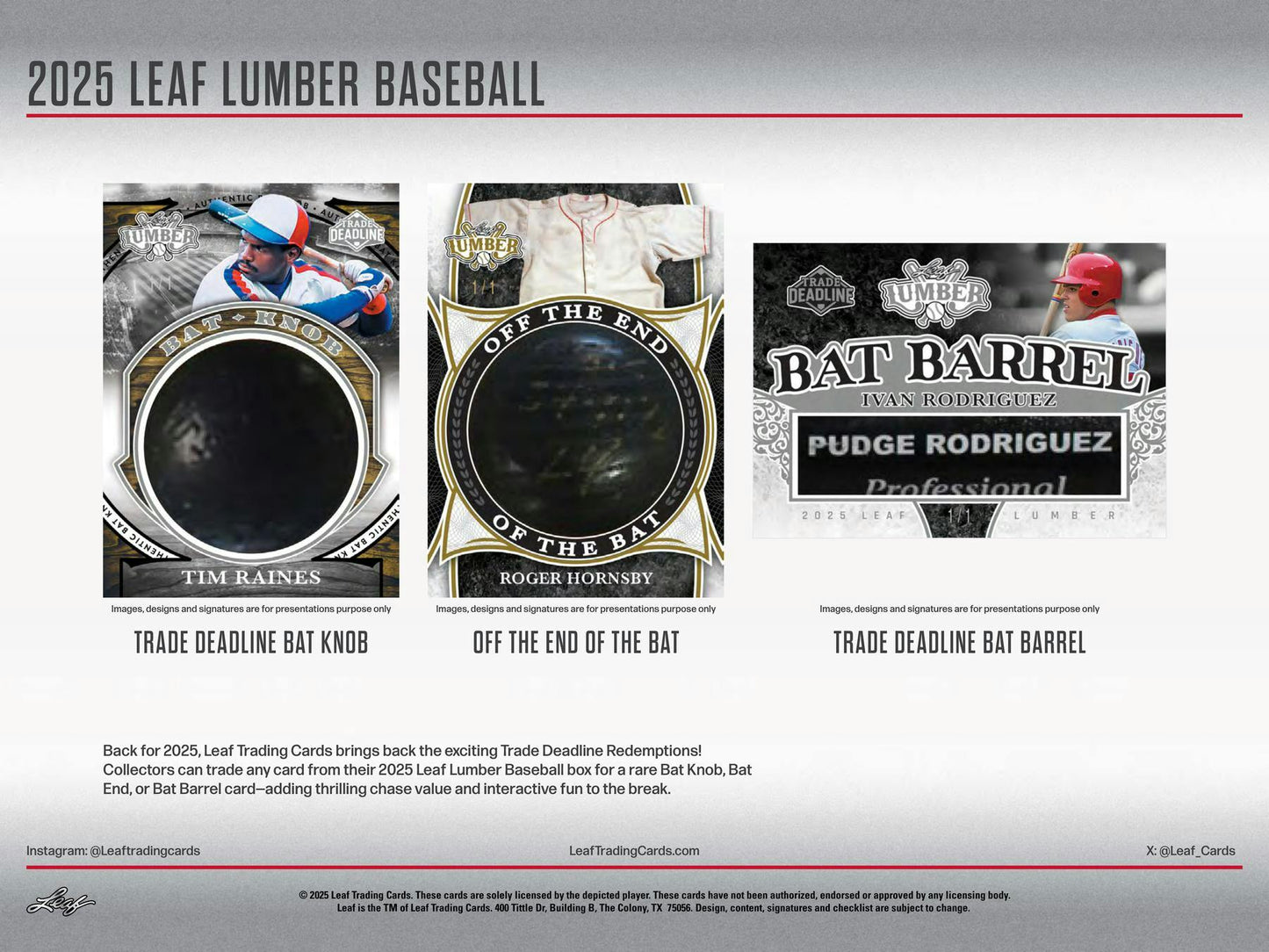 2025 Leaf Lumber Baseball Hobby Box | Columbia Sports Cards - Columbia Hobby - Sports Card Boxes - Toploaders - Card Savers