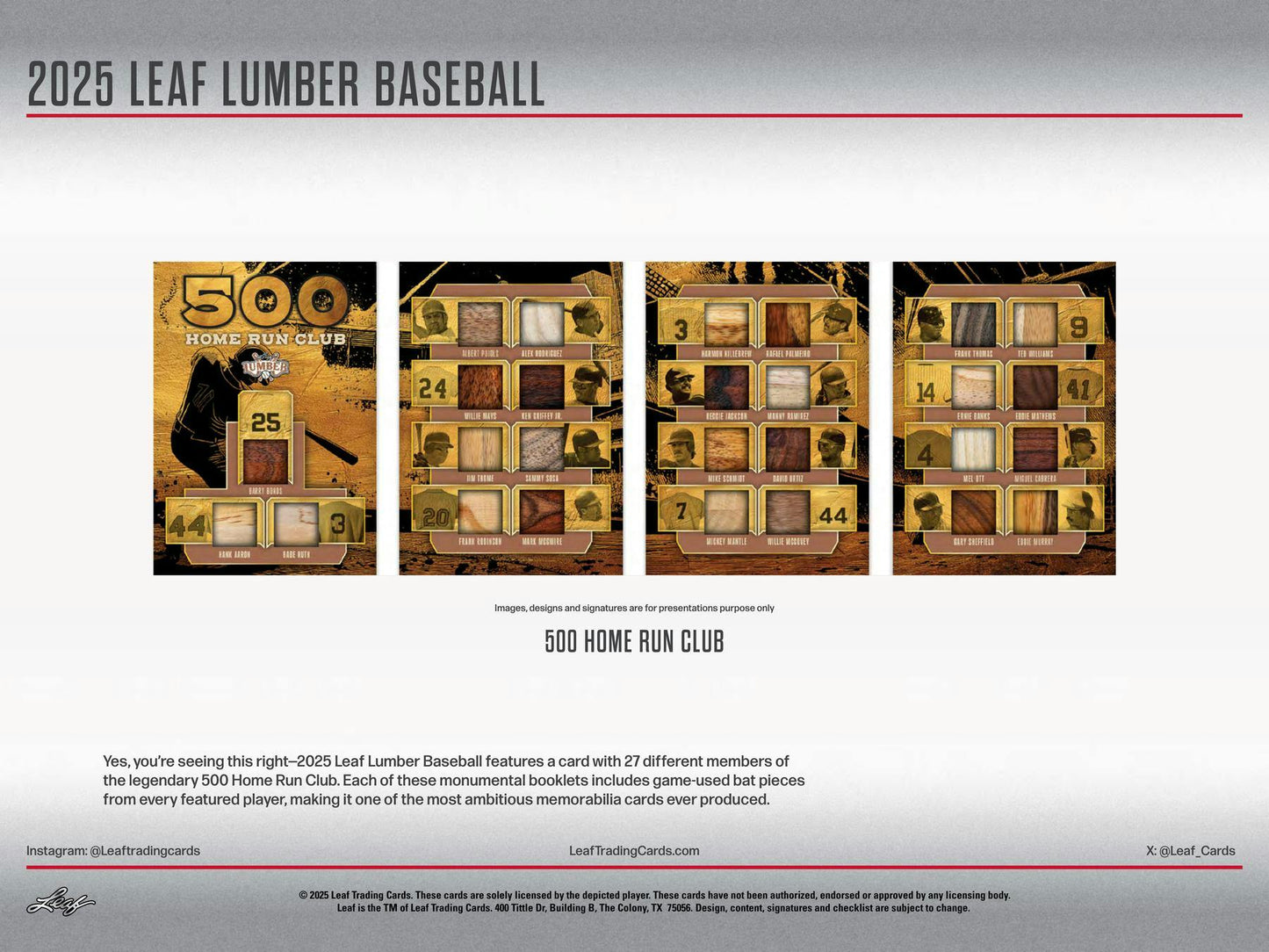 2025 Leaf Lumber Baseball Hobby Box | Columbia Sports Cards - Columbia Hobby - Sports Card Boxes - Toploaders - Card Savers