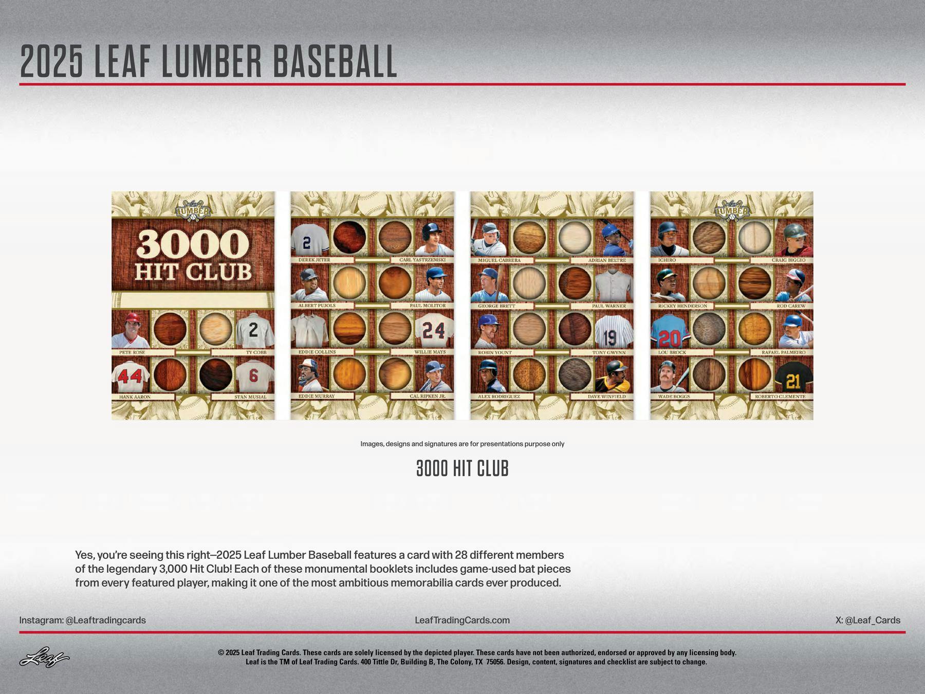 2025 Leaf Lumber Baseball Hobby Box | Columbia Sports Cards - Columbia Hobby - Sports Card Boxes - Toploaders - Card Savers