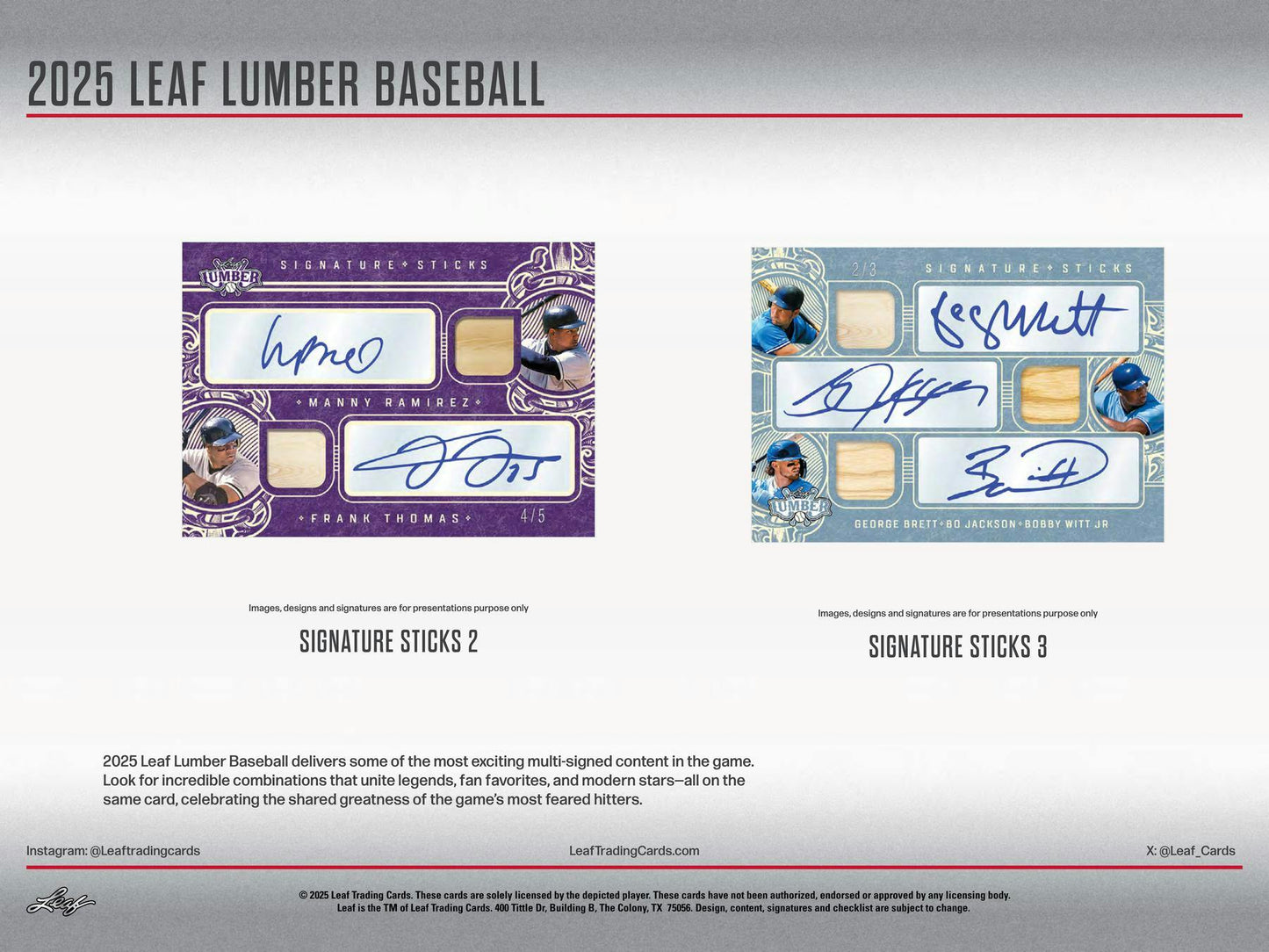 2025 Leaf Lumber Baseball Hobby Box | Columbia Sports Cards - Columbia Hobby - Sports Card Boxes - Toploaders - Card Savers