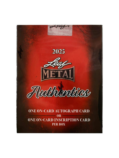 2025 Leaf Metal Authentics Hobby Box | Columbia Sports Cards - Columbia Hobby - Sports Card Boxes - Toploaders - Card Savers