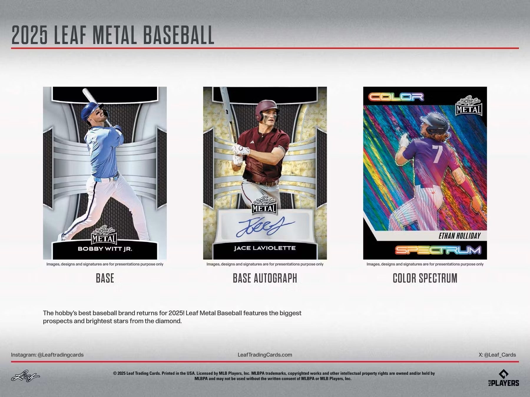 2025 Leaf Metal Baseball Jumbo Box | Columbia Sports Cards - Columbia Hobby - Sports Card Boxes - Toploaders - Card Savers