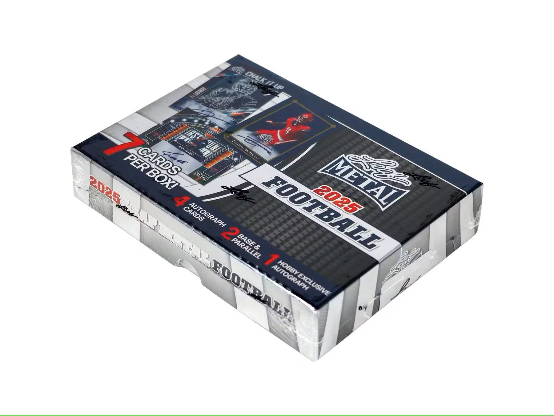 2025 Leaf Metal Football Hobby Box - Columbia Hobby - Sports Card Boxes - Toploaders - Card Savers