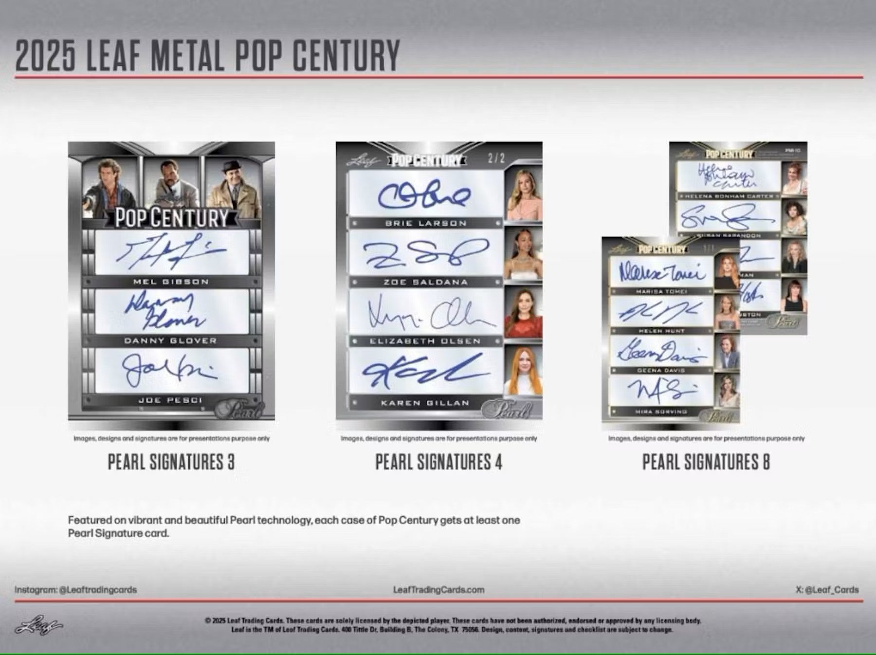 2025 Leaf Metal Pop Century Hobby Box - Columbia Hobby - Sports Card Boxes - Toploaders - Card Savers