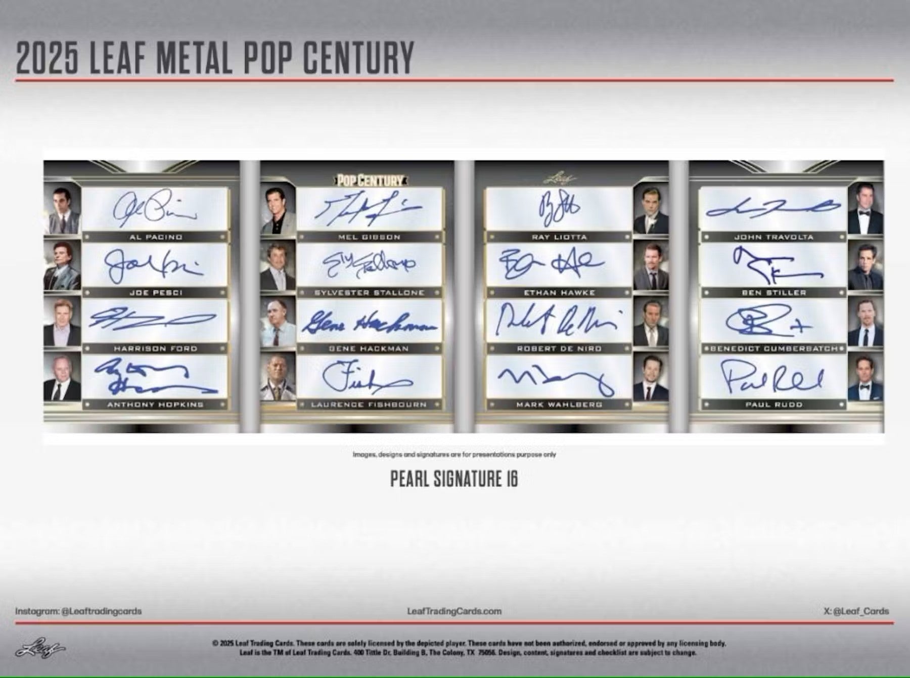 2025 Leaf Metal Pop Century Hobby Box - Columbia Hobby - Sports Card Boxes - Toploaders - Card Savers