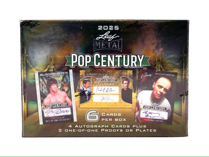 2025 Leaf Metal Pop Century Hobby Box - Columbia Hobby - Sports Card Boxes - Toploaders - Card Savers