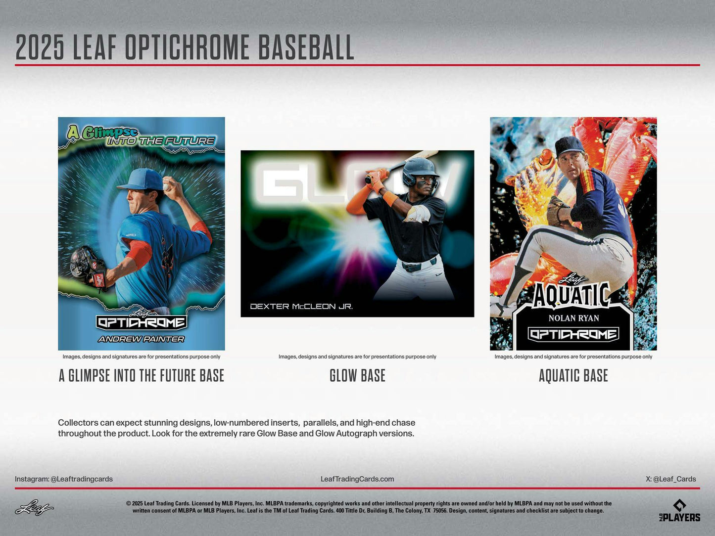 2025 Leaf Optichrome Baseball Hobby Box | Columbia Sports Cards - Columbia Hobby - Sports Card Boxes - Toploaders - Card Savers