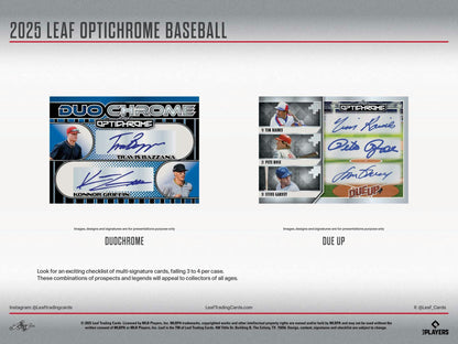 2025 Leaf Optichrome Baseball Hobby Box | Columbia Sports Cards - Columbia Hobby - Sports Card Boxes - Toploaders - Card Savers