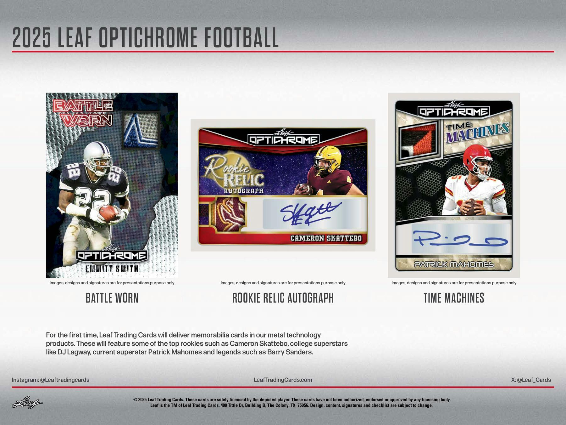 2025 Leaf Optichrome Football Hobby Jumbo Box | Columbia Sports Cards - Columbia Hobby - Sports Card Boxes - Toploaders - Card Savers