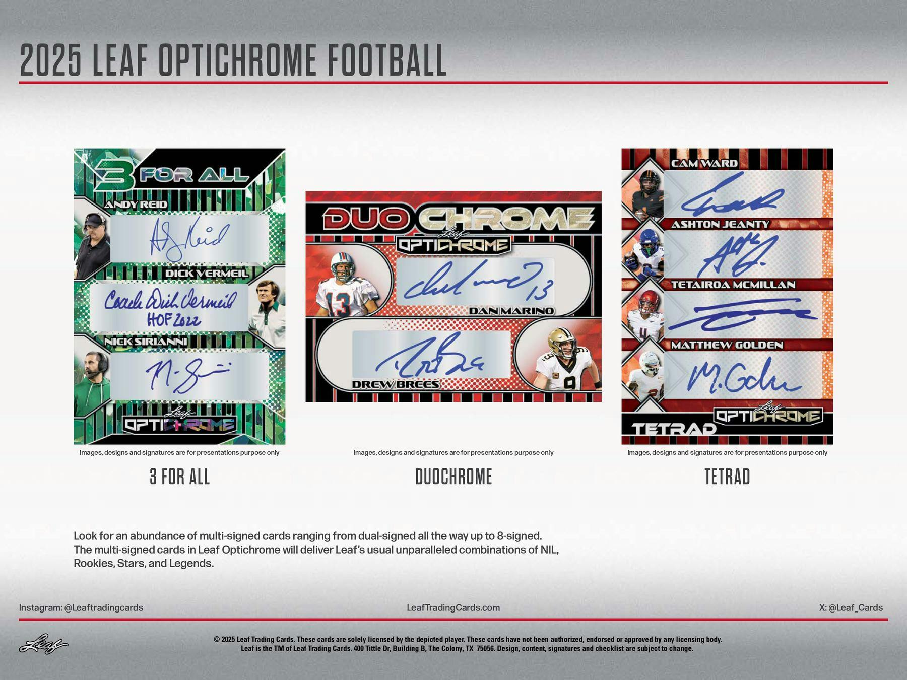 2025 Leaf Optichrome Football Hobby Jumbo Box | Columbia Sports Cards - Columbia Hobby - Sports Card Boxes - Toploaders - Card Savers