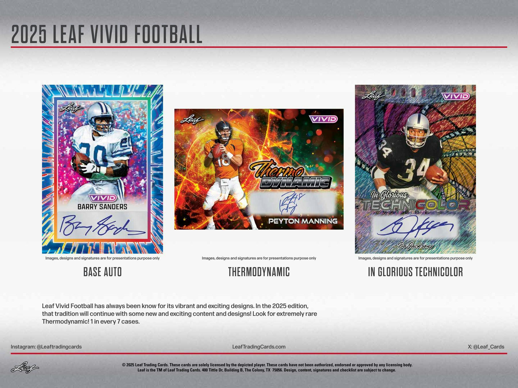 2025 Leaf Vivid Football Hobby Jumbo Box | Columbia Sports Cards - Columbia Hobby - Sports Card Boxes - Toploaders - Card Savers