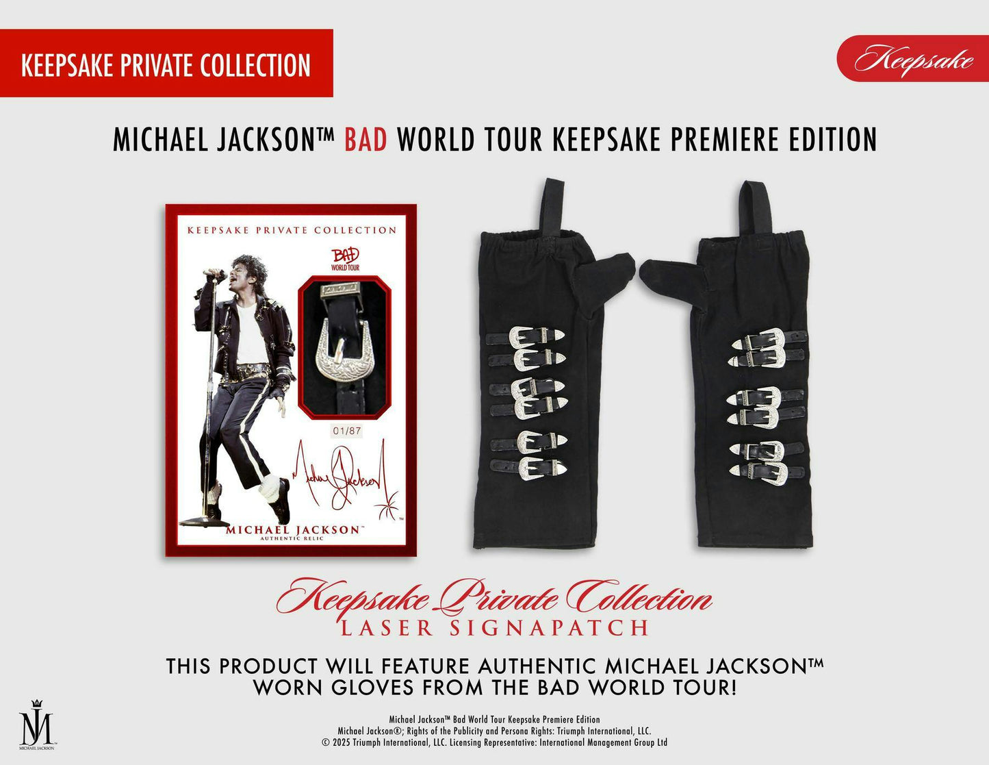 2025 Michael Jackson Bad World Tour Keepsake Premiere Edition Hobby Box | Columbia Sports Cards - Columbia Hobby - Sports Card Boxes - Toploaders - Card Savers