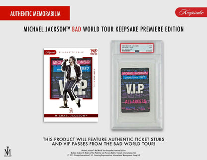 2025 Michael Jackson Bad World Tour Keepsake Premiere Edition Hobby Box | Columbia Sports Cards - Columbia Hobby - Sports Card Boxes - Toploaders - Card Savers