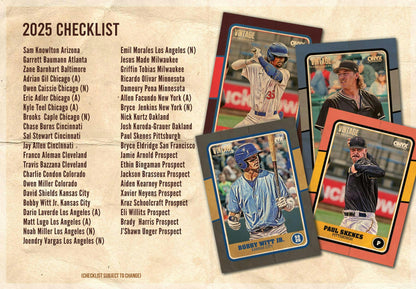 2025 Onyx Vintage Baseball Mega Series - Columbia Hobby - Sports Card Boxes - Toploaders - Card Savers