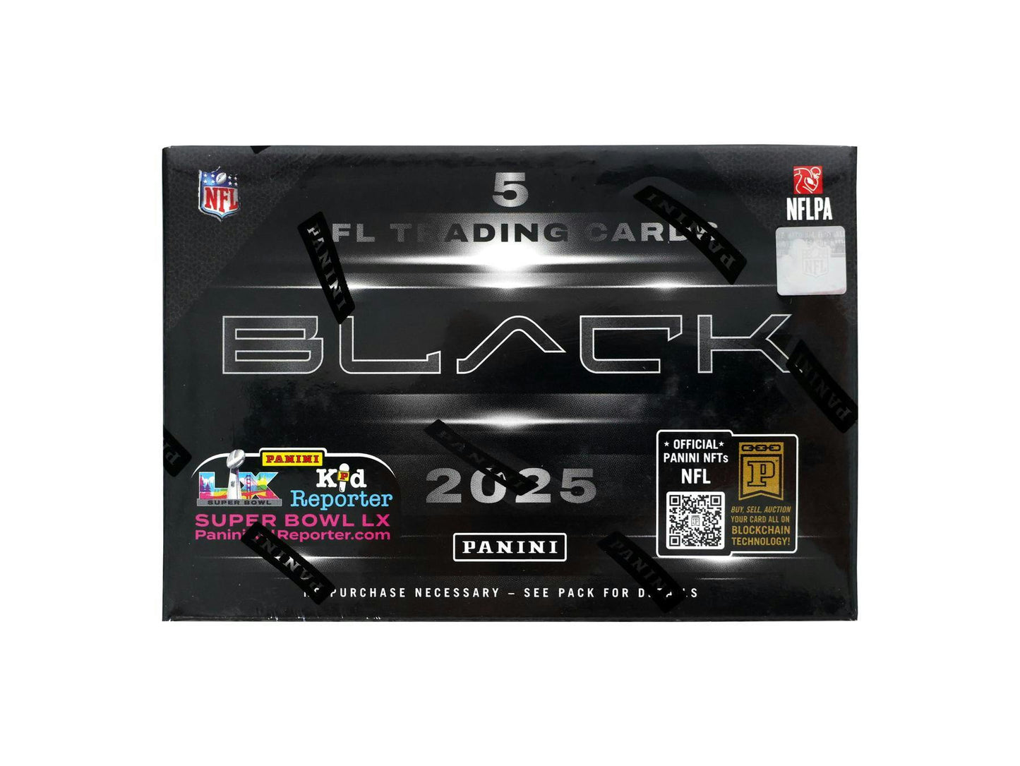 2025 Panini Black Football Hobby Box | Columbia Sports Cards - Columbia Hobby - Sports Card Boxes - Toploaders - Card Savers