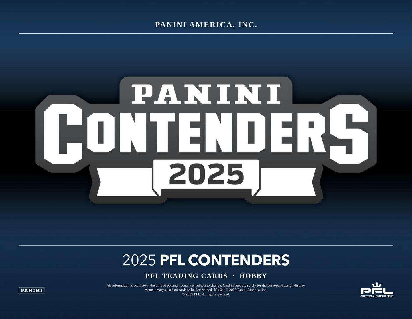 2025 Panini Contenders Professional Fighters League PFL Hobby Box | Columbia Sports Cards & More - Columbia Hobby - Sports Card Boxes - Toploaders - Card Savers