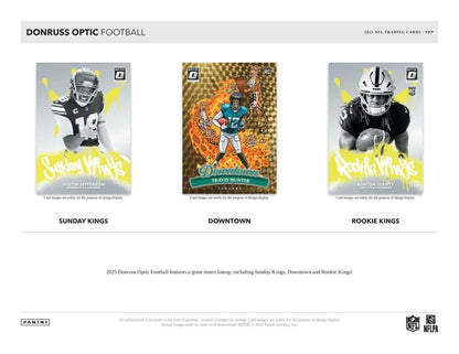 2025 Panini Donruss Optic Football 6 - Pack Blaster Box (Purple Shock Parallels!) | Columbia Sports Cards - Columbia Hobby - Sports Card Boxes - Toploaders - Card Savers