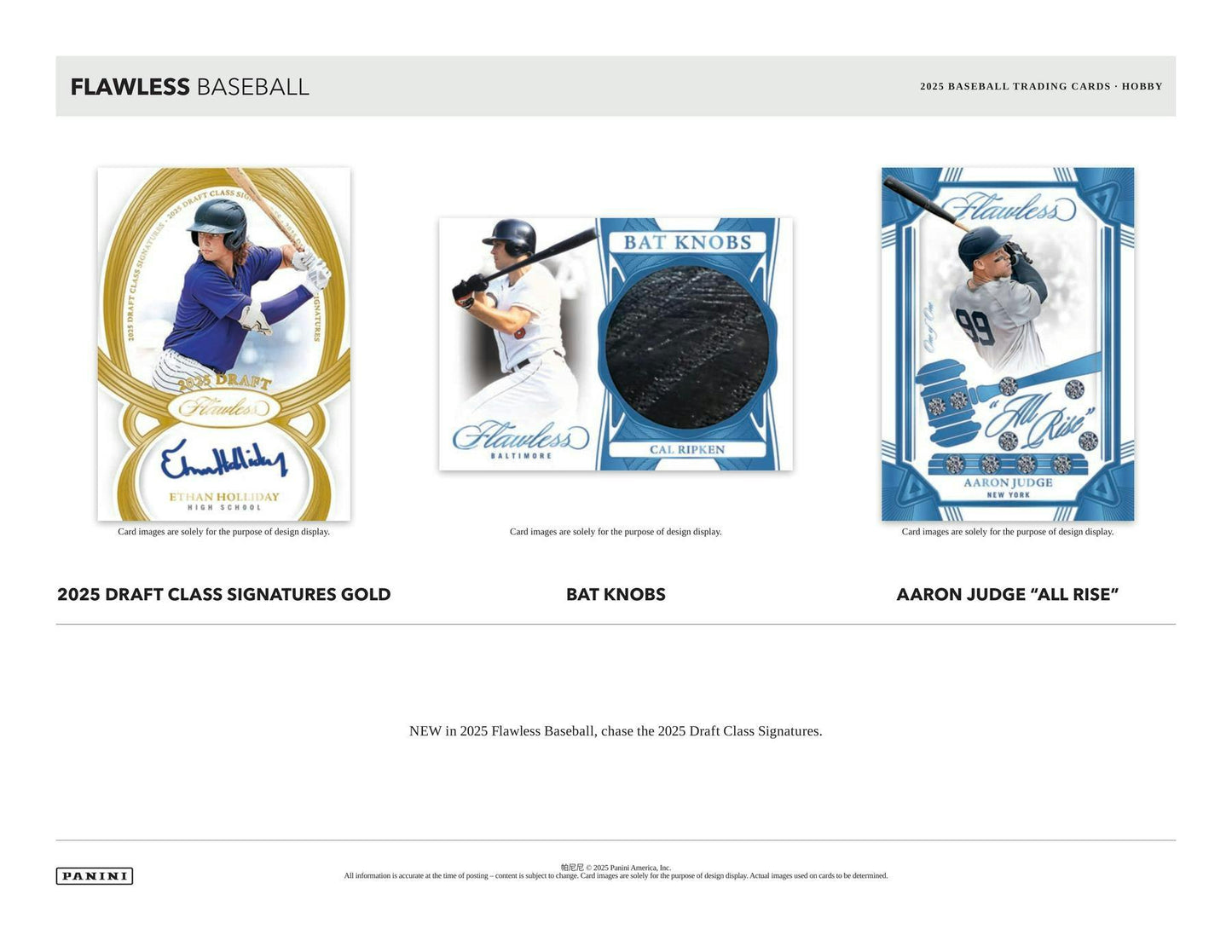 2025 Panini Flawless Baseball Hobby Box | Columbia Sports Cards - Columbia Hobby - Sports Card Boxes - Toploaders - Card Savers