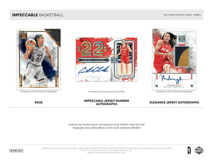 2025 Panini Impeccable WNBA Basketball Hobby Box | Columbia Sports Cards - Columbia Hobby - Sports Card Boxes - Toploaders - Card Savers