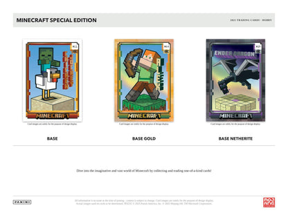 2025 Panini Minecraft Special Edition Hobby Box | Columbia Sports Cards - Columbia Hobby - Sports Card Boxes - Toploaders - Card Savers