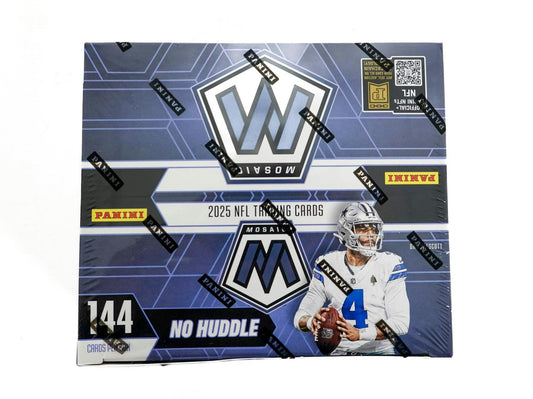 2025 Panini Mosaic Football No Huddle Box | Columbia Sports Cards - Columbia Hobby - Sports Card Boxes - Toploaders - Card Savers