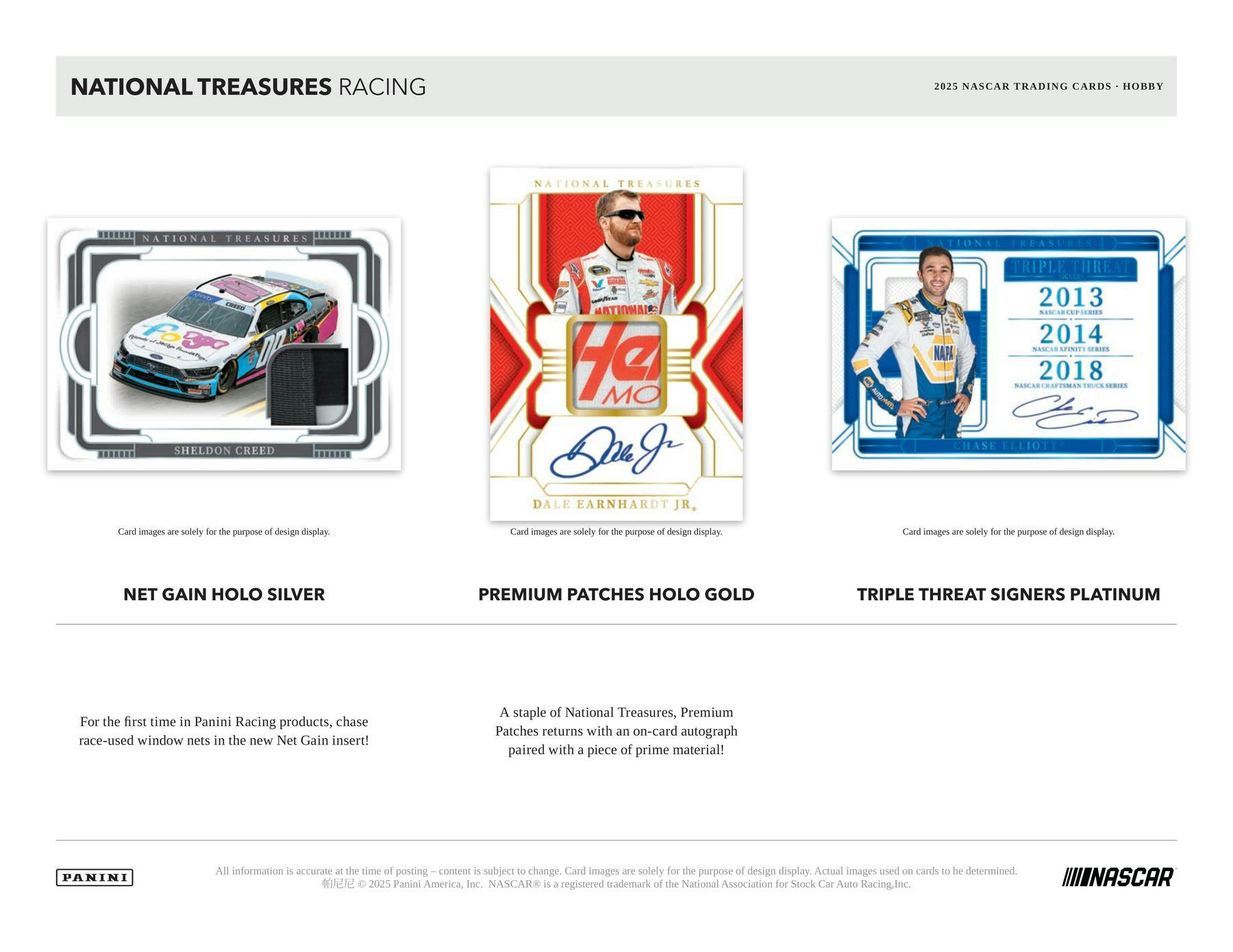 2025 Panini National Treasures Racing Hobby Box | Columbia Sports Cards - Columbia Hobby - Sports Card Boxes - Toploaders - Card Savers