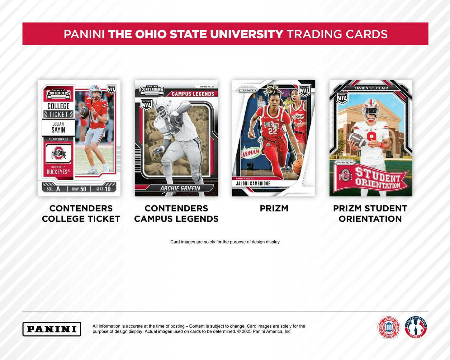 2025 Panini NIL The Ohio State University Hobby Box | Columbia Sports Cards - Columbia Hobby - Sports Card Boxes - Toploaders - Card Savers