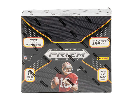 2025 Panini Prizm Black Football Hobby Box | Columbia Sports Cards - Columbia Hobby - Sports Card Boxes - Toploaders - Card Savers