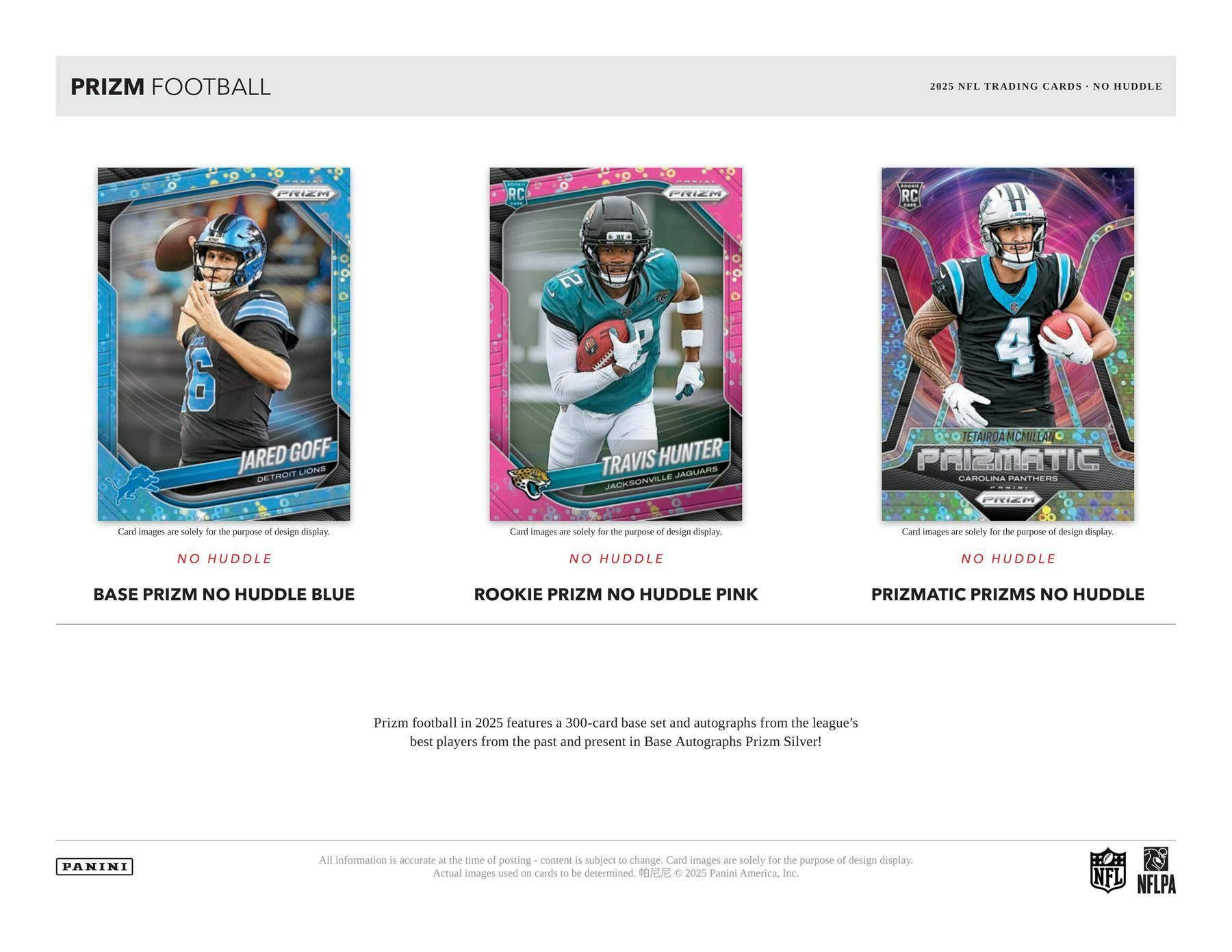 2025 Panini Prizm Football No Huddle Box | Columbia Sports Cards - Columbia Hobby - Sports Card Boxes - Toploaders - Card Savers