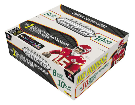 2025 Panini Prizm Football No Huddle Box | Columbia Sports Cards - Columbia Hobby - Sports Card Boxes - Toploaders - Card Savers